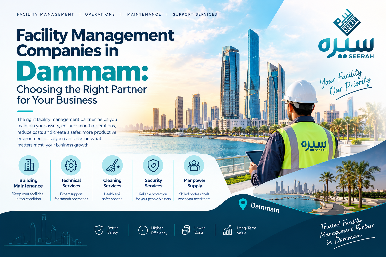 Facility Management Companies in Dammam: Reliable Business Solutions by Seerah Company post thumbnail image